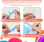 5 Pack Mess-Free Reusable Water Coloring Books for Toddlers - Portable Doodle Art Kits for Creative Learning and Fun! - Image 3