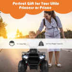 12V Children's Electric ATV with Dual Speed Settings and LED Lighting - Image 9