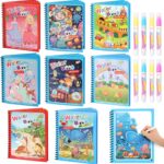 5 Pack Mess-Free Reusable Water Coloring Books for Toddlers - Portable Doodle Art Kits for Creative Learning and Fun! - Image 12
