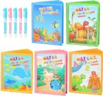 5 Pack Mess-Free Reusable Water Coloring Books for Toddlers - Portable Doodle Art Kits for Creative Learning and Fun!