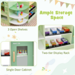 Children's Wooden Supermarket Playset with Checkout Counter - Image 9