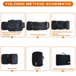 Lightweight Stroller Travel Bag - Fits GB Pockit & Pockit Air, Perfect for Air Travel (Black, M) - Image 6