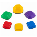 5-Piece Stackable Round River Stone Stepping Stones for Kids - Indoor and Outdoor Use - Image 12