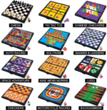 Magnetic Board Game Set - 12 Retro Games in Compact 5" Design - Perfect for Travel & Road Trips - Fun & Educational Gift for Kids 6+ - Image 2