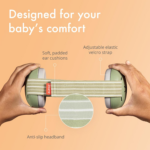 Muffy Baby Ear Protection - Comfortable Noise Reduction Earmuffs for Babies & Toddlers, CE & ANSI Certified, Perfect for Sleep & Hearing Safety - Green - Image 3