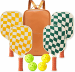 Premium Pickleball Paddle Set - USAPA Approved Graphite & Fiberglass Rackets with Balls & Carry Bag - Perfect for Beginners & Enthusiasts! - Image 10
