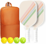 Premium Pickleball Paddle Set - USAPA Approved Graphite & Fiberglass Rackets with Balls & Carry Bag - Perfect for Beginners & Enthusiasts! - Image 15