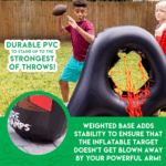 Inflatable Kids Football Target Toss Game - Fun Mini Football Throwing Toy for Active Play! - Image 7