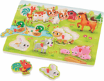 Shapely Color Puzzle – Engaging Wooden Peg Puzzle for Toddlers and Kids – Learn Shapes, Colors, and Animals – Perfect for Ages 18 Months and Up - Image 9