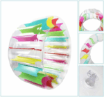 40'' Colorful Inflatable Roller Float - Fun Water Wheel Toy for Kids and Adults in the Pool! - Image 4