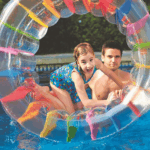 40'' Colorful Inflatable Roller Float - Fun Water Wheel Toy for Kids and Adults in the Pool! - Image 5
