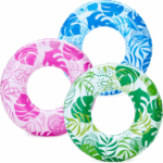 Glitter Donut Pool Float Set - Fun 32.5” Inflatable Tubes for Pool Parties & Donut Celebrations (3 Pack) - Image 9