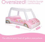 Luxury Inflatable Golf Cart Pool Float by  & Malibu Barbie - Perfect for Summer Fun with Cup Holder! - Image 7