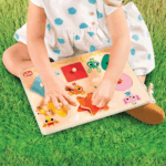 Shapely Color Puzzle – Engaging Wooden Peg Puzzle for Toddlers and Kids – Learn Shapes, Colors, and Animals – Perfect for Ages 18 Months and Up - Image 3
