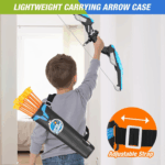 Ultimate LED Bow and Arrow Set for Kids - 2 Pack with 24 Suction Cup Arrows, Target & Quivers - Perfect Indoor/Outdoor Sport Gift for Boys & Girls Ages 4-8! - Image 4
