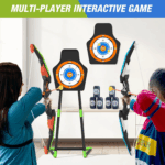 Ultimate LED Bow and Arrow Set for Kids - 2 Pack with 24 Suction Cup Arrows, Target & Quivers - Perfect Indoor/Outdoor Sport Gift for Boys & Girls Ages 4-8! - Image 6