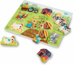 Shapely Color Puzzle – Engaging Wooden Peg Puzzle for Toddlers and Kids – Learn Shapes, Colors, and Animals – Perfect for Ages 18 Months and Up - Image 11