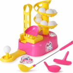 Kids Blue Golf Toy Set - Left & Right Club Heads for Ages 3-8, Perfect for Outdoor & Indoor Active Play, Ideal Birthday Gift for Boys & Girls! - Image 8