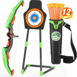 Ultimate LED Bow and Arrow Set for Kids - 2 Pack with 24 Suction Cup Arrows, Target & Quivers - Perfect Indoor/Outdoor Sport Gift for Boys & Girls Ages 4-8! - Image 11