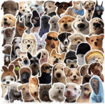 100 Pcs Hilarious Cat Stickers - Adorable Vinyl Memes for Water Bottles, Laptops, Phones & More! - Image 14