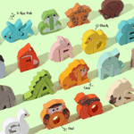 Engaging 52-Piece Wooden Alphabet Animal Matching Game for Toddlers - Fun ABC Peg Puzzles for Kids Ages 3-5 - Ideal Preschool Learning Activity! - Image 3