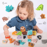 Engaging 52-Piece Wooden Alphabet Animal Matching Game for Toddlers - Fun ABC Peg Puzzles for Kids Ages 3-5 - Ideal Preschool Learning Activity! - Image 5