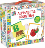 Eric Carle ABC 123 Double-Sided Floor Puzzle - Fun Preschool Learning Inspired by The Very Hungry Caterpillar! - Image 2