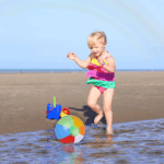 12-Pack Inflatable Rainbow Beach Balls - Perfect for Kids' Birthday Parties, Luau Decorations, and Summer Water Fun! - Image 4