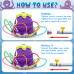 Ultimate Outdoor Water Spray Sprinkler for Kids - Fun Summer Backyard Game with 8 Wiggle Tubes, Perfect for Ages 3-8! - Image 6