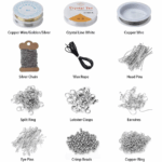 Deluxe 2456-Piece DIY Bead Jewelry Making Kit with Beads, Findings, and Accessories for Custom Bracelet and Necklace Creation - Image 4