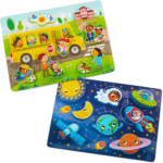 Peek & Explore School Bus Chunky Puzzle - Fun Learning Puzzle for Toddlers & Kids 2+ - Image 13