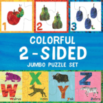 Eric Carle ABC 123 Double-Sided Floor Puzzle - Fun Preschool Learning Inspired by The Very Hungry Caterpillar! - Image 3