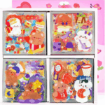Adorable Kawaii Sticker Set - 100 Sheets of Cute Transparent Cartoon Animals & Flowers for Scrapbooking, Bullet Journals, DIY Crafts, Planners, and More! - Image 8