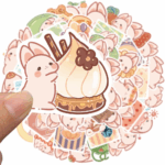50 Adorable Kawaii Bunny Stickers - Pink Aesthetic Waterproof Decals for Water Bottles, Laptops, Scrapbooking & More - Perfect for Teens, Girls, Kids & Adults! - Image 4