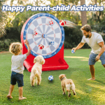 Inflatable Dart Board Pool Toy - Fun Water Games for Kids & Teens, Perfect for Summer Parties & Outdoor Play - Ideal Gift for Ages 6-12, Red - Image 6