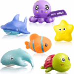 Infant Bath Toys for 18 Months - No Hole Animal Bathtub Toys, Baby Bath Tub Toys - Image 2