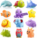 Infant Bath Toys for 18 Months - No Hole Animal Bathtub Toys, Baby Bath Tub Toys - Image 10