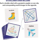 Wooden Geoboard - 30 Pattern Cards & Latex Bands for STEM Learning, 8x8 Brain Teaser Educational Toy for Kids - Image 8