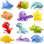 Infant Bath Toys for 18 Months - No Hole Animal Bathtub Toys, Baby Bath Tub Toys - Image 11