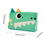 Toddler Memory Foam Pillow with Slow Rebound for Neck Support - Cartoon Animal Design for Children's Bedding - Image 8
