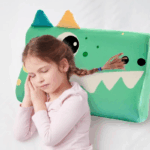 Toddler Memory Foam Pillow with Slow Rebound for Neck Support - Cartoon Animal Design for Children's Bedding - Image 4