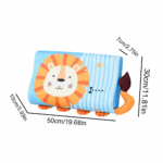 Ergonomic Toddler Pillow - Breathable Cartoon Design for Enhanced Neck Support and Cooling Travel Comfort - Image 8