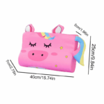 Ergonomic Toddler Pillow - Breathable Cartoon Design for Enhanced Neck Support and Cooling Travel Comfort - Image 6