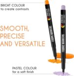 40 Premium Fabric Markers Set - Non-Toxic, Permanent, Fine Point Textile Pens for Creative Designs - Image 4
