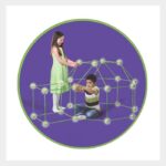 EVEREST TOYS Glow in the Dark  - 69 Piece Buildable Fort Kit for Kids 5-8 - Indoor/Outdoor DIY STEM Fun! - Image 4