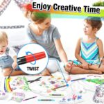 20-Color Dual Tip Fabric Markers - Permanent Paint Pens for Kids & Adults - Perfect for T-Shirts, Sneakers, Canvas, and More! - Image 5