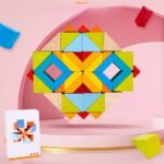 Colorful Large Wooden Building Blocks - Educational STEM Toy for Preschool Children, Ideal Gift for Boys and Girls - Image 5