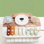 Wooden Montessori Drum Set for Toddlers - Multi-Functional Educational Percussion Kit for Music Development - Image 5
