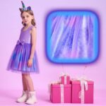 Summer Ocean Party Blue Tutu Dress for Girls Ages 2-12 - Image 4