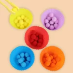 Montessori Wooden Clip Beads Toy for Fine Motor Skills Development and Color Sorting in Early Childhood Education - Image 6